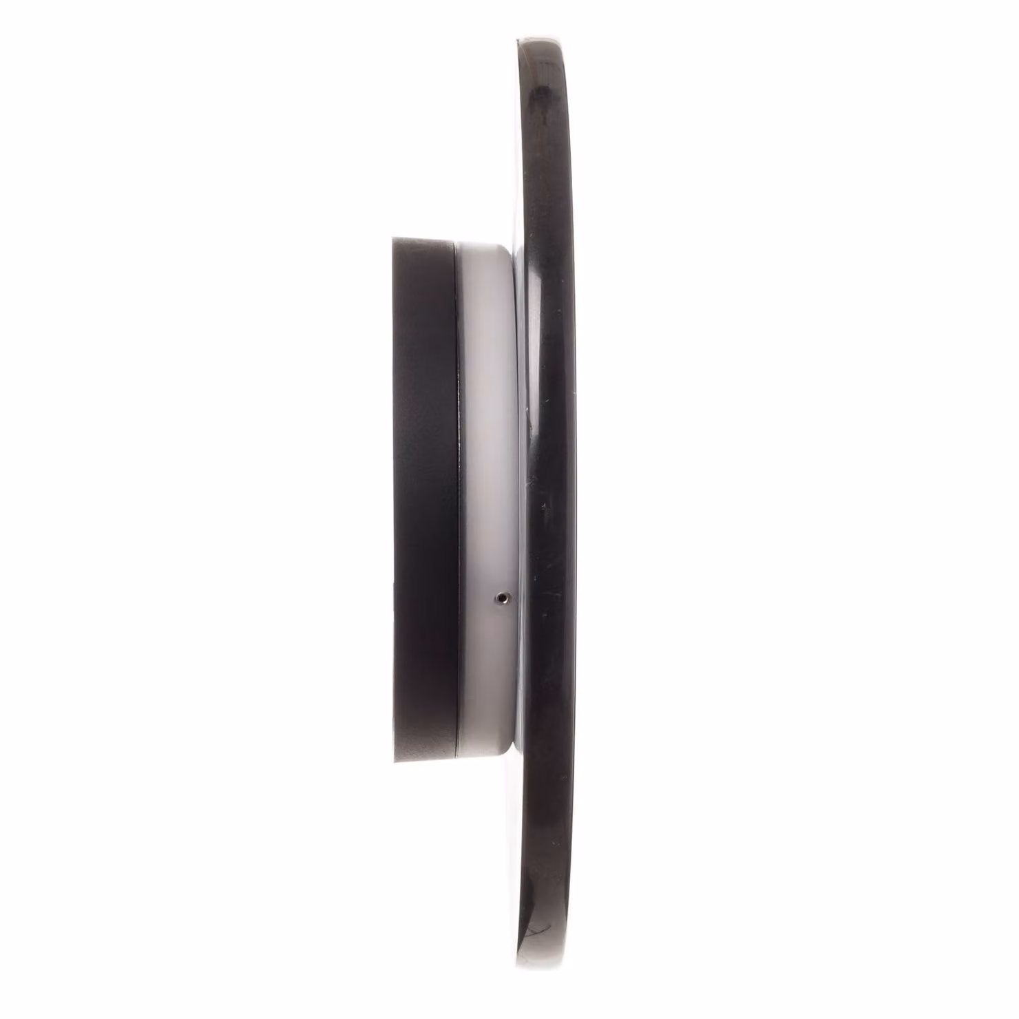 Wever & Ducré Lighting Applique da parete a LED Miles 3.0 round, dimmerabile, Nero, Soggiorno / Sala da pranzo, Pietra, Moderno, Applique a LED