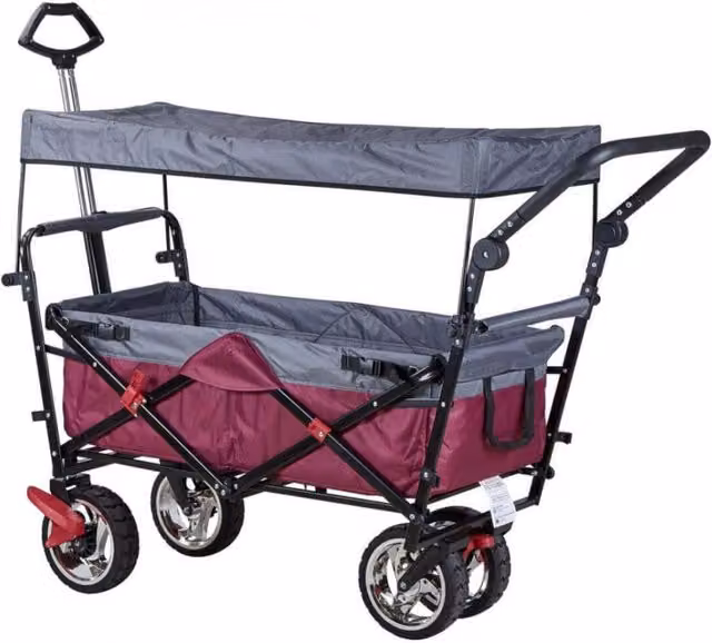 Carrello Portattrezzi da Giardino Baltic in Acciaio GIORDANOSHOP L: 135 cm, P: 54 cm, H: 103 cm