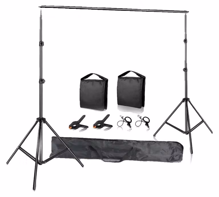 Support posteriore, realizzato in lega di alluminio resistente, design portatile e versatile. Nuovi modelli: Sandbag-a, dimensioni 2600x3000 mm