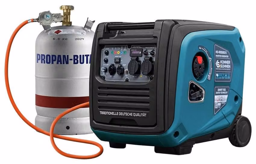 Könner&Söhnen gruppo elettrogeno a benzina 4000 Watt KS2000iEGS generatore di corrente di emergenza
