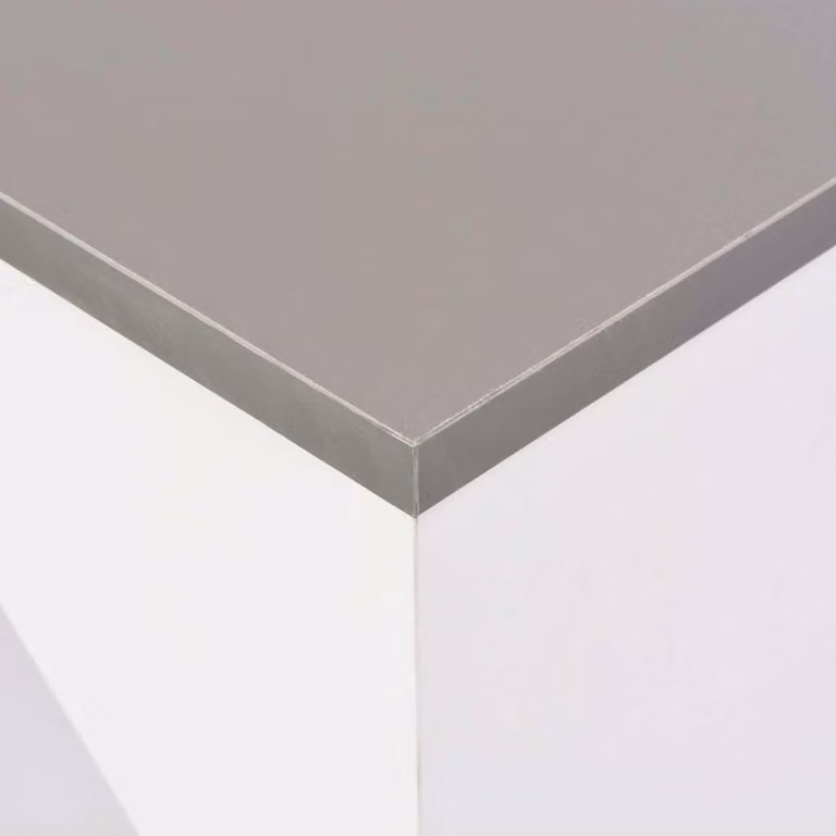 vidaXL Tavolo da bar con ripiano mobile Bianco 138 x 40 x 120 cm