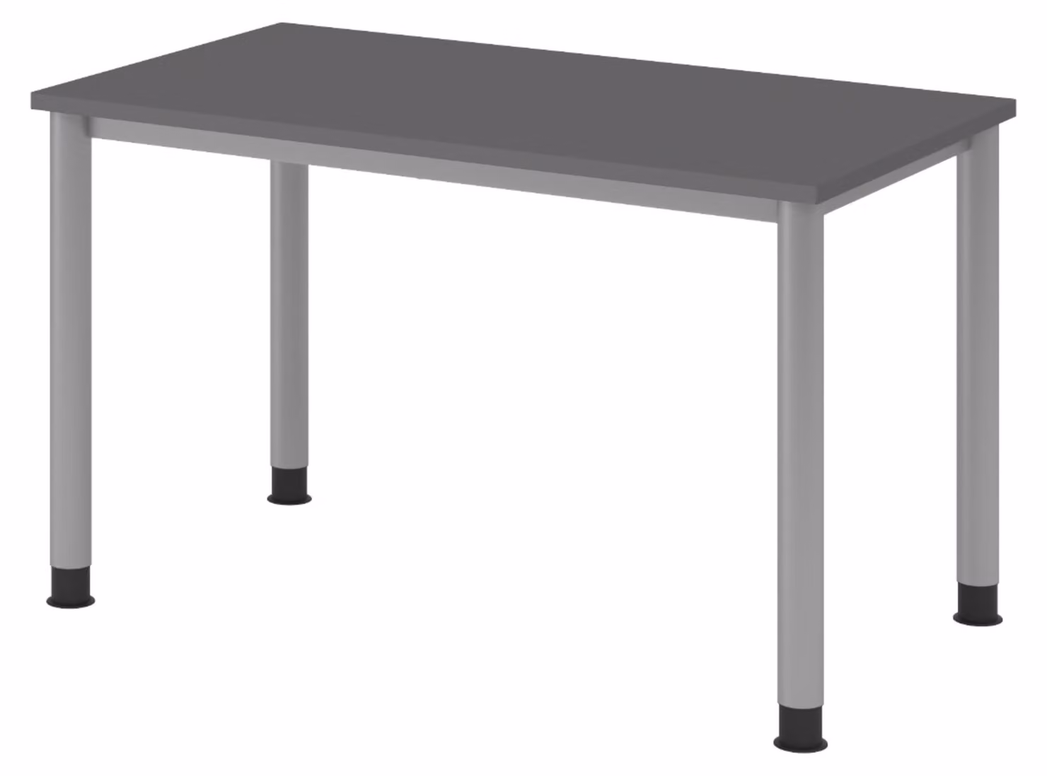 bümö Scrivania Serie-H (Mini) - Struttura: argento, dimensioni: 120 x 67,2 cm, decorazione: grafite