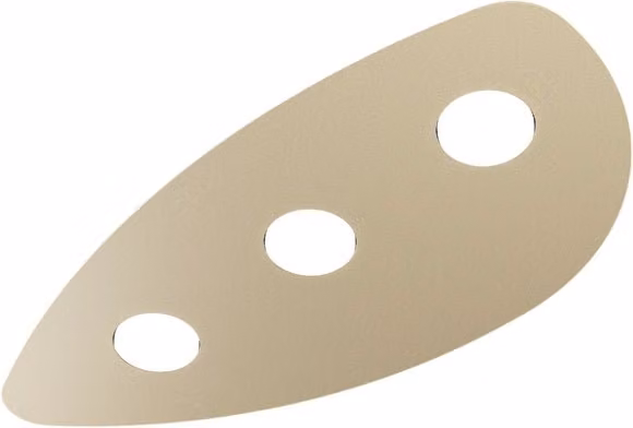 Toplight Plafoniera da soffitto Shape con 3 luci, design moderno, colore beige, attacco GX53, L: 60 cm, P: 38 cm, H: 3 cm