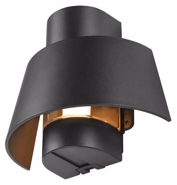 SLV 1007585 PHOTONI, applique da parete, conica, E27, nero