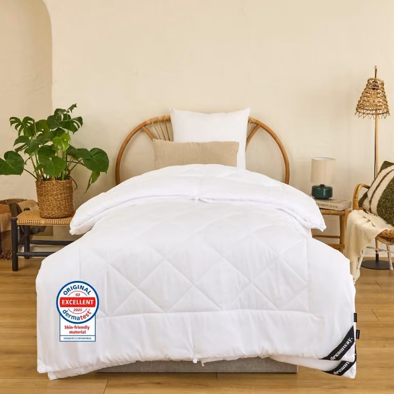 Copertura per letto, 140 x 200 cm, coperta per tutte le stagioni, disponibile in due grammature: 150 g/m² e 300 g/m², ideale per la camera da letto