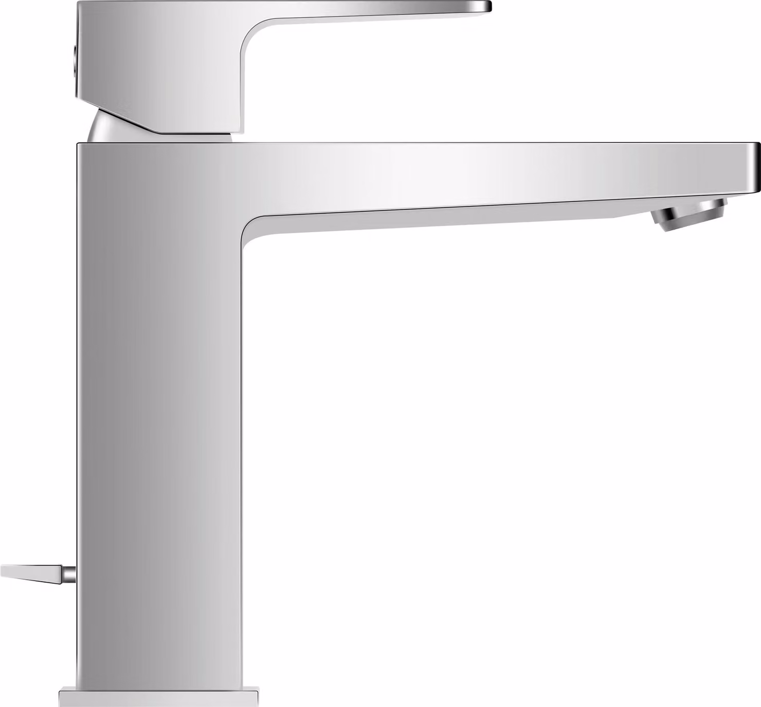 Duravit Manhattan Mitigeur monocommandé pour lavabo, M FreshStart, saillie 129 mm, avec garniture découlement, MH1021001, MH1021001010, MH1021001010