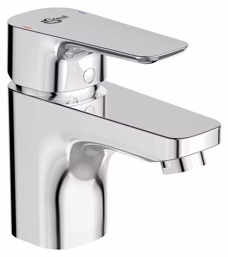 Miscelatore per lavabo Ceraplan III, cromo, altezza del beccuccio 66 mm, monoblocco