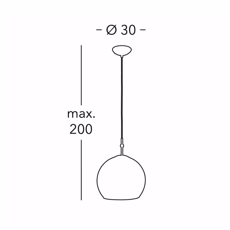 KOLARZ Lampada a sospensione in vetro Luna, dimmerabile, Ottone / Oro, Soggiorno / Sala da pranzo, Vetro, Design, Lampada a sospensione