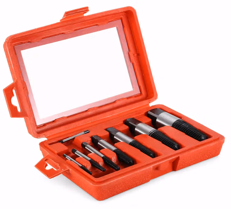 Set di estrattori per viti - 8 pezzi - Per la rimozione semplice di viti e bulloni danneggiati - KUIDAMOSg4fd3bue1p