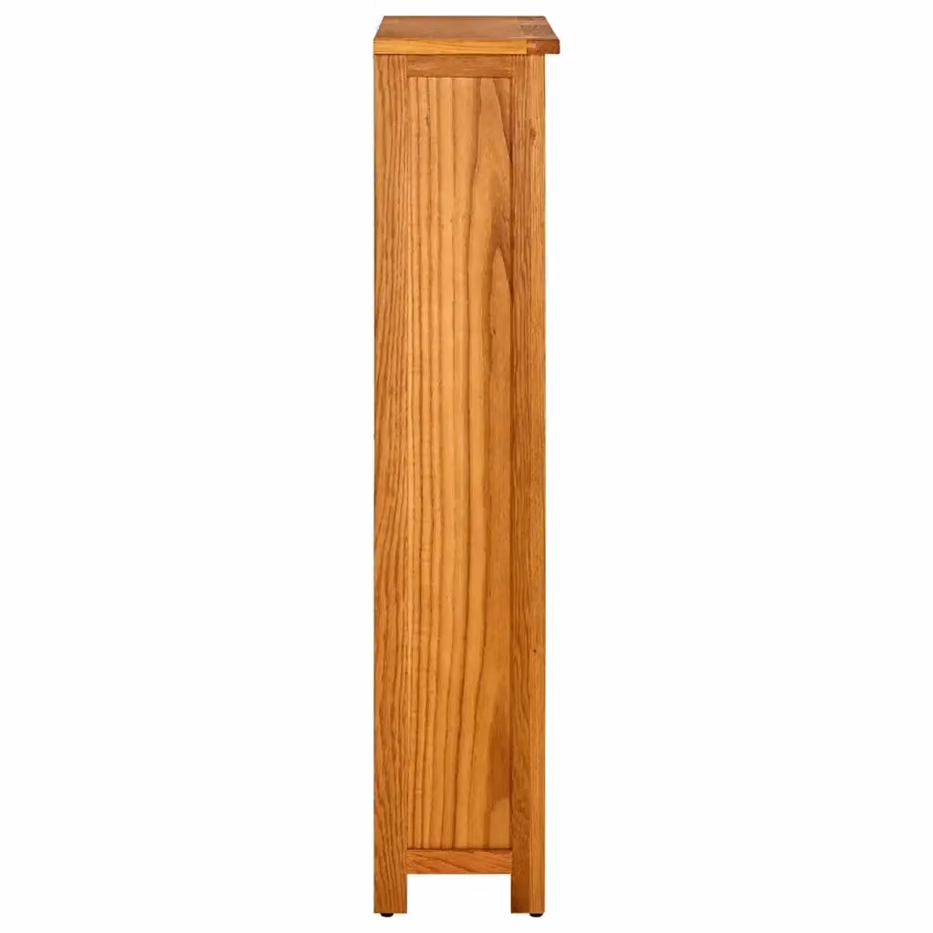 Libreria a 4 Ripiani vidaXL in Legno di Rovere Marrone L: 70 cm, P: 22 cm, H: 110 cm – 2