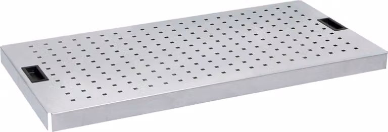 Inserto in lamiera forata, per armadio LxP 1000x500 mm