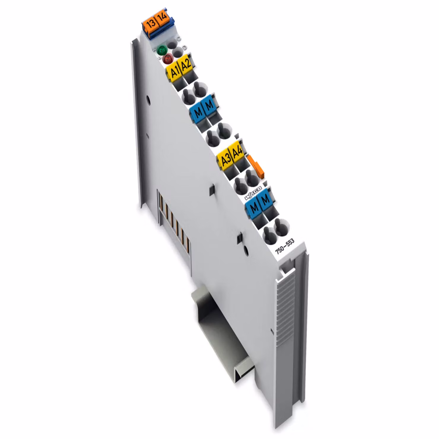 Wago 750-553, 4 canali, 0,5 kV, uscita, 12 bit, 10 ms, 12 x 100 x 69,8 mm