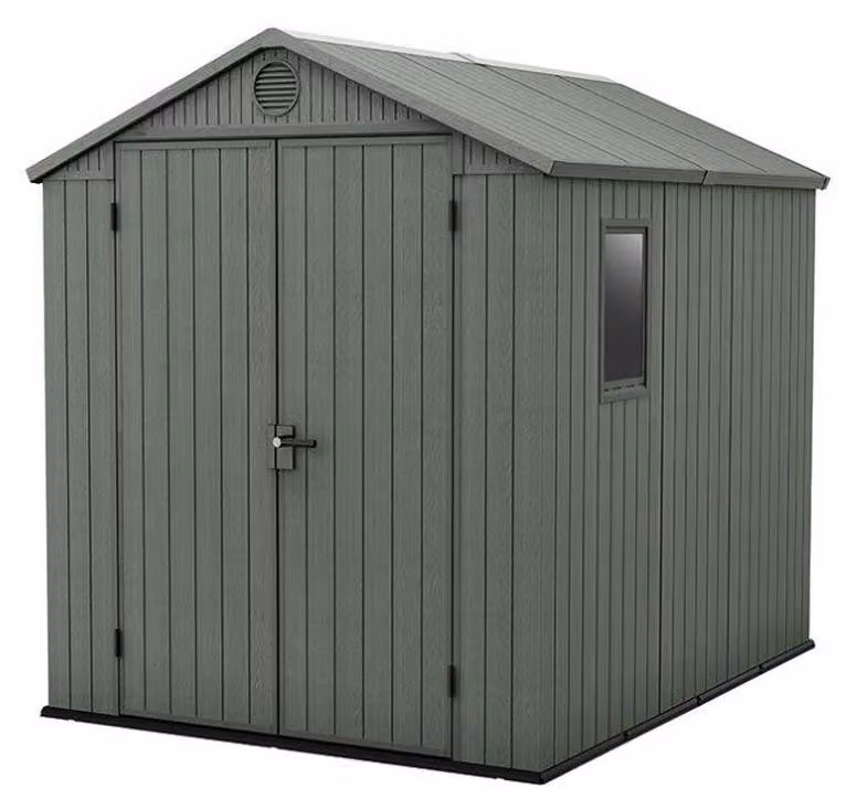 Casetta da giardino Keter Darwin, verde, 6 x 8, con pavimento