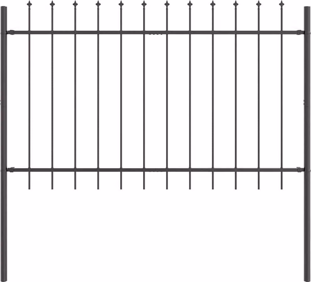 Recinzione per Giardino Woerden Grigio 1,7 x 0,8 m