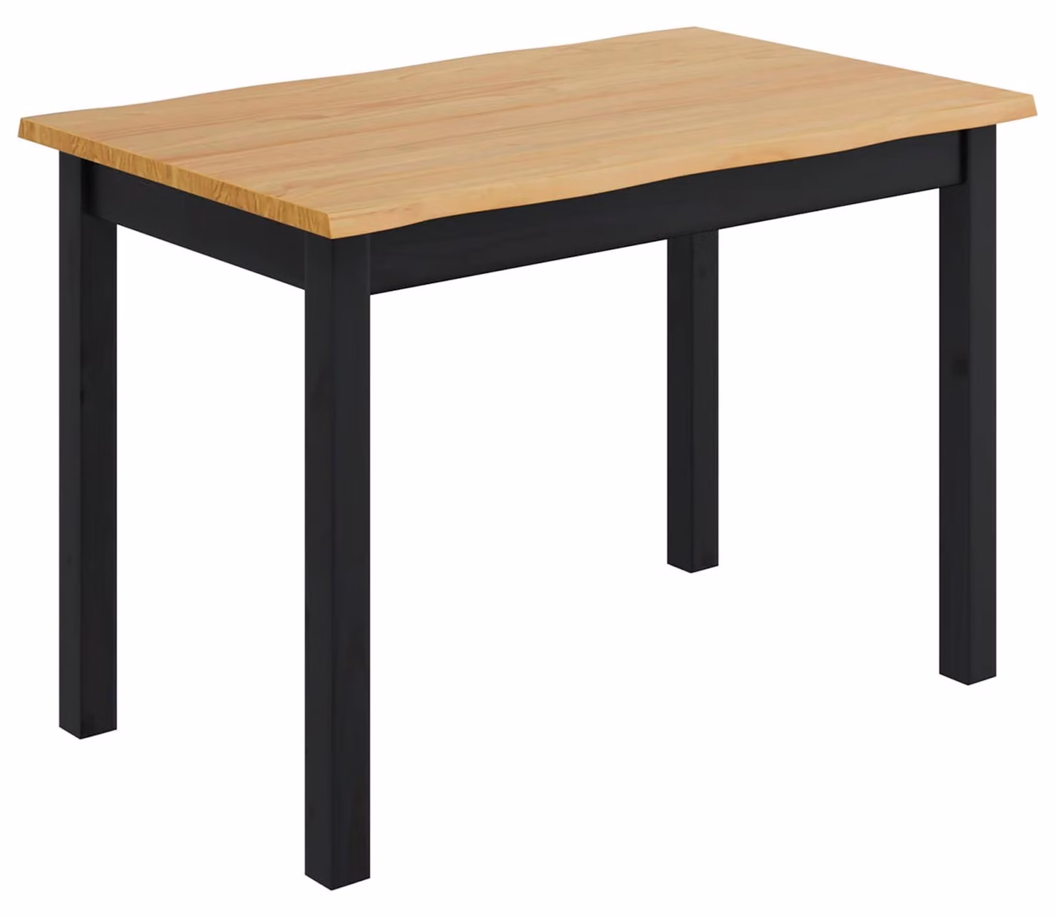 Tavolo da pranzo EKAI, colore nero, dimensioni 112 x 70 x 76,5 cm