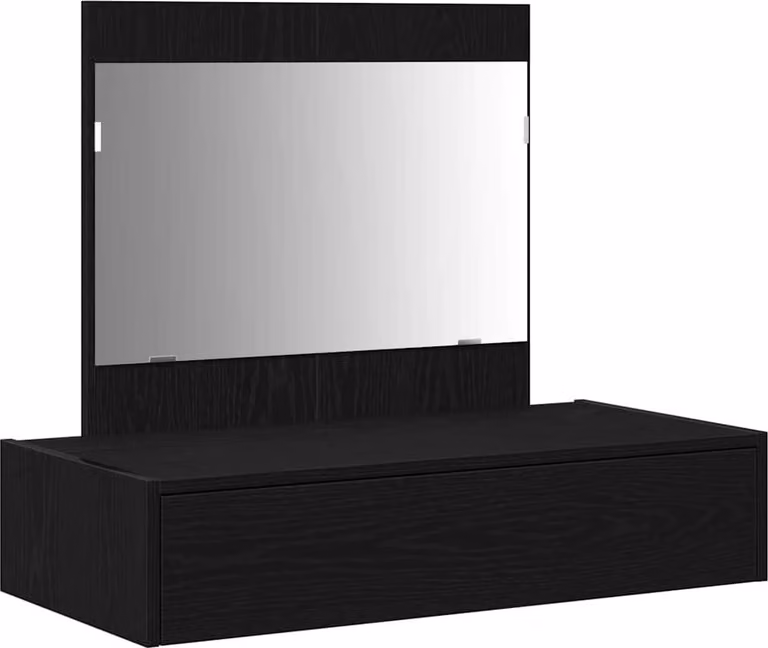 Tavolo da Trucco Nero 83 x 40 x 70 cm Legno multistrato