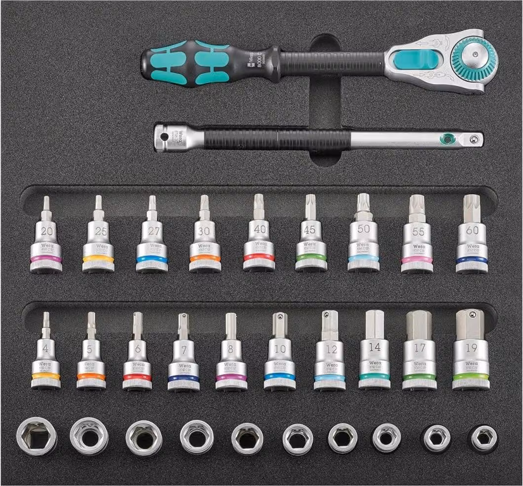 Modulo utensili 1/3 Chiave a bussola da 1/2" Zyklop con funzione di bloccaggio Wera | 4053569861939