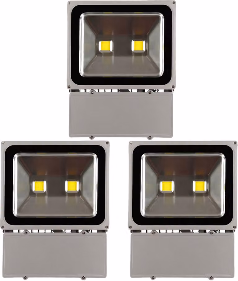 Greenmigo 3X 100W LED proiettore da esterno bianco freddo proiettore proiettore faretto IP65 costruzione proiettore illuminante faretto