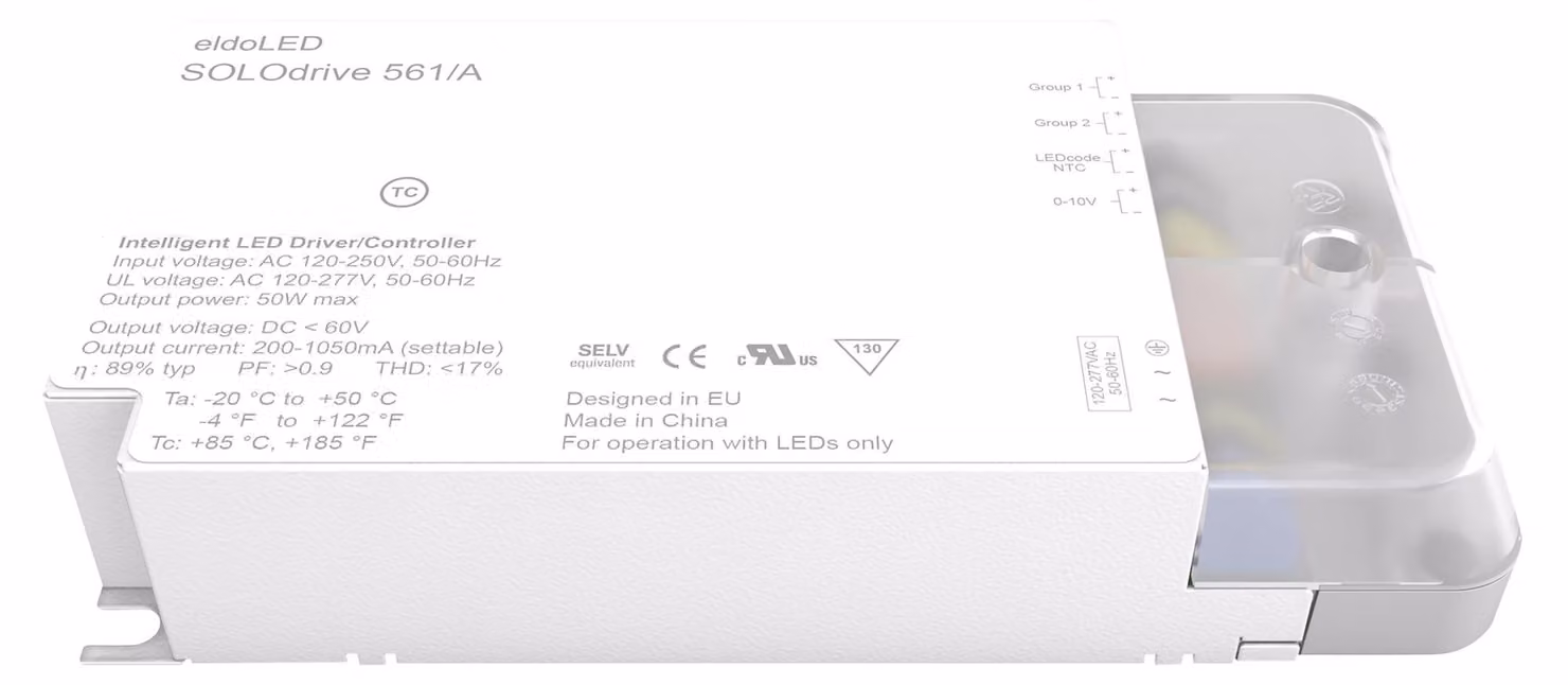 EldoLED SOLOdrive AC 50 W a corrente costante SL0561A1 0-10V