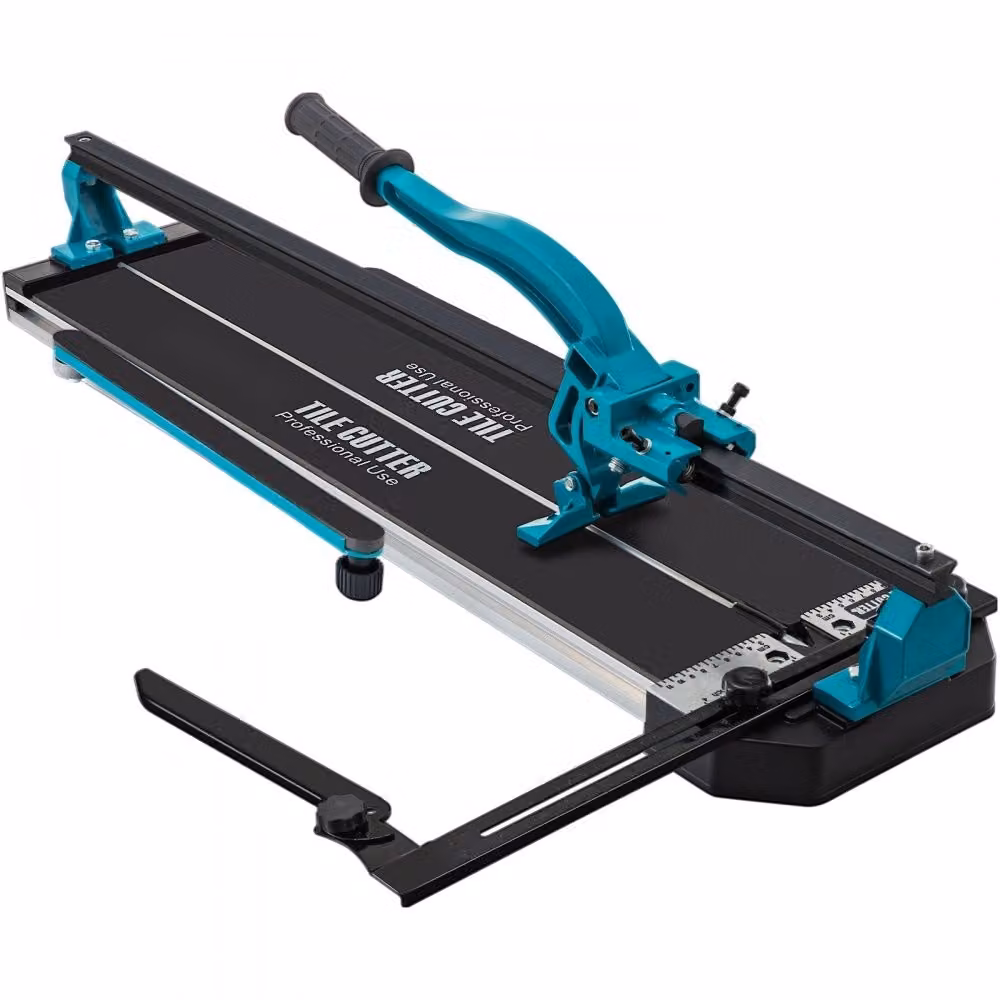 Taglierina manuale professionale per piastrelle - Taglierina per piastrelle da 35-1000 mm con guida laser a infrarossi regolabile - Taglierina precisa per piastrelle a binario unico