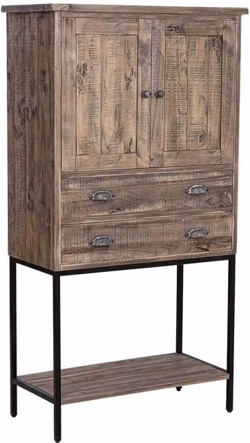 Armadio in legno marrone 81x40x152h cm