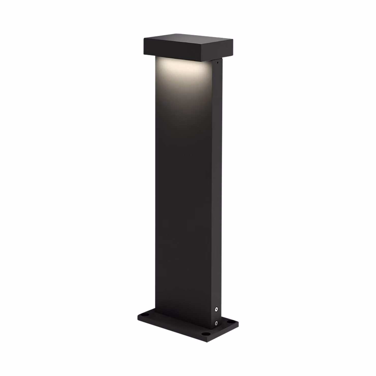 Wever & Ducré Lighting Lampioncino da giardino Palos Carré 2.0, dimmerabile, Nero, Alluminio, Moderno, Lampada LED da esterni