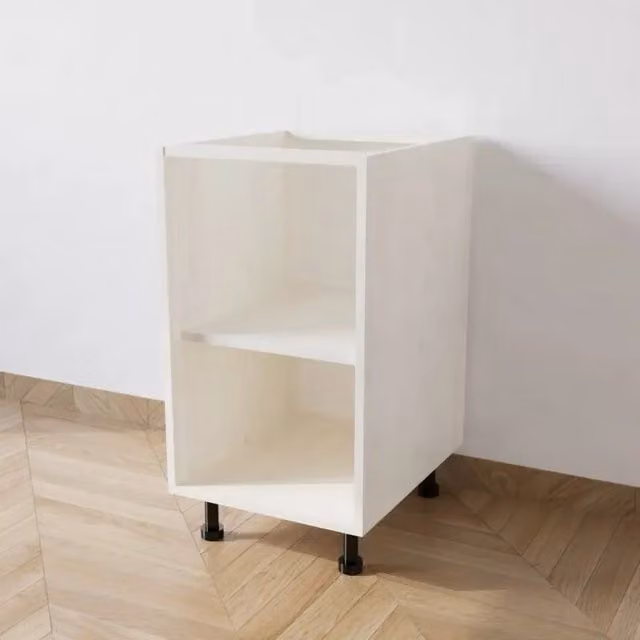 Base cucina Calandrelli in larice bianco senza anta L 45 x P 55,5 x H 72 cm