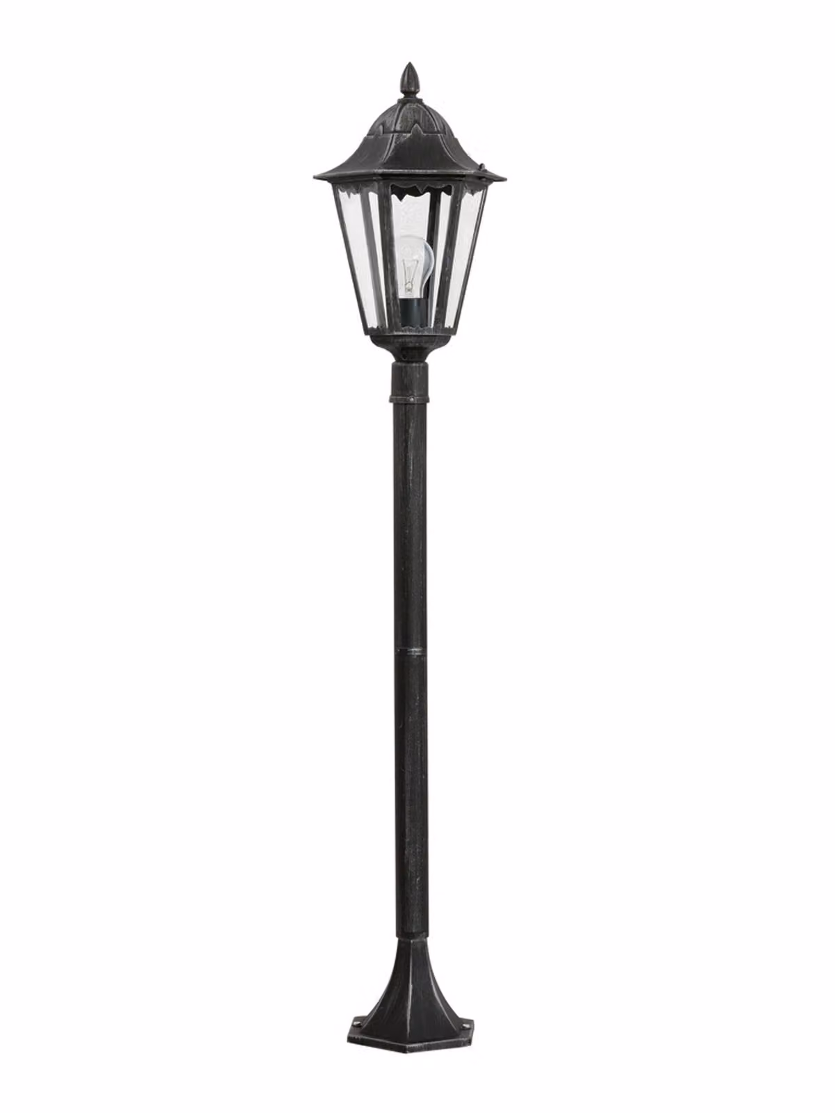 Lampione Esterno Classico Navedo Alluminio Nero 1 Luce E27
