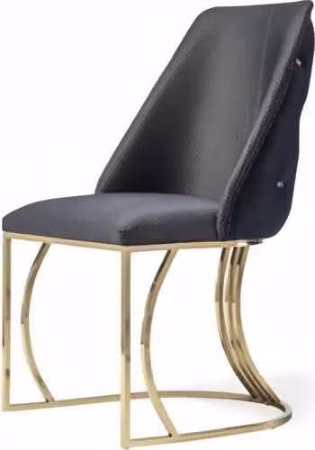 Moderne Polsterstuhl Textil Lehnstuhl Stuhl Schwarz Armlehne Esszimmer Möbel