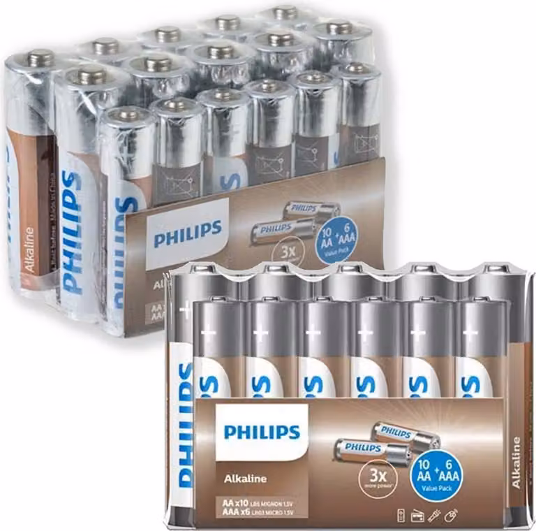 Philips LR036A16F/10 batteria per uso domestico Batteria monouso Stilo AA, Mini Stilo AAA Alcalino