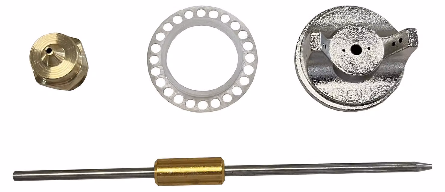 KIT DI RICAMBIO PER AEROGRAFO CARDINALE 1,5 mm