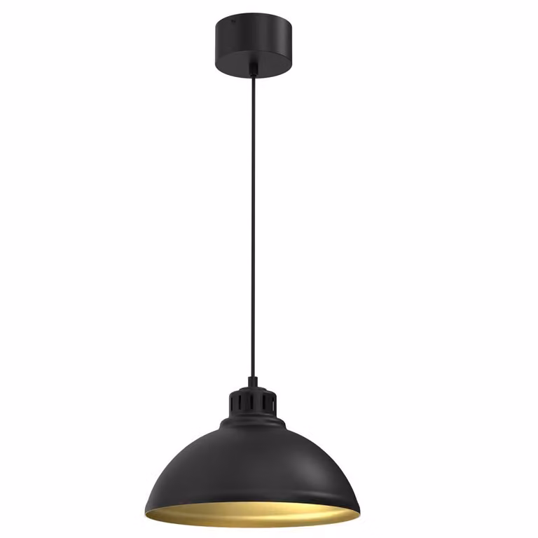 Lampada a sospensione nera SVEN 9116 Luminex