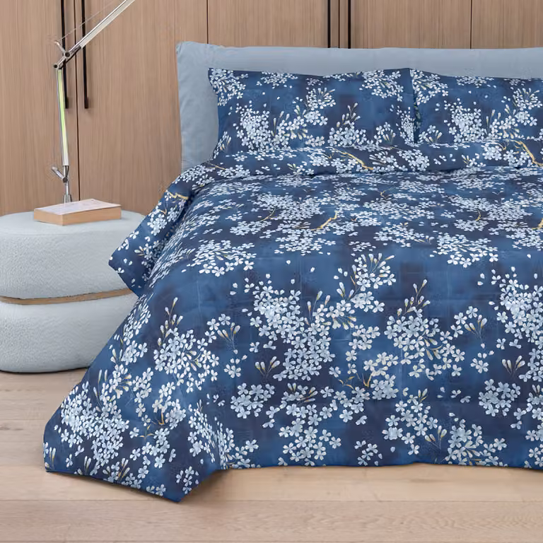 KIMONO Trapunta - Taglia: 2 piazze,Colore: KIMONO - BLU