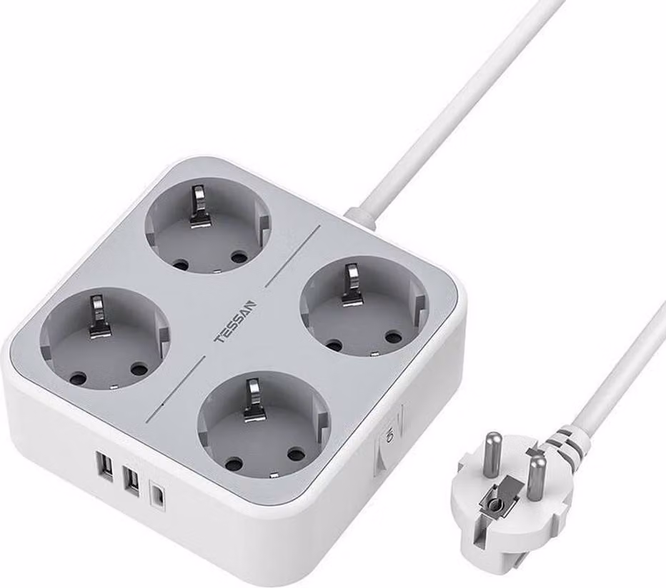 Tessan Ts-302-C-Gr Striscia di alimentazione