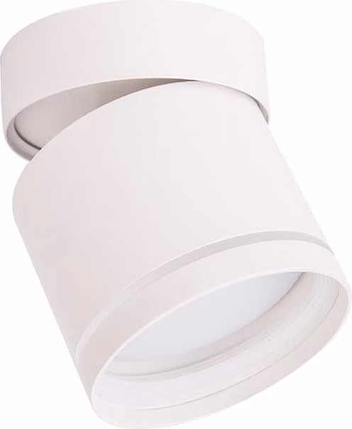 Moderno faretto decorativo da soffitto, orientabile, bianco, rotondo 8 cm, Ø8,2 cm, 1xGX53 7W, KENDAL Light Prestige