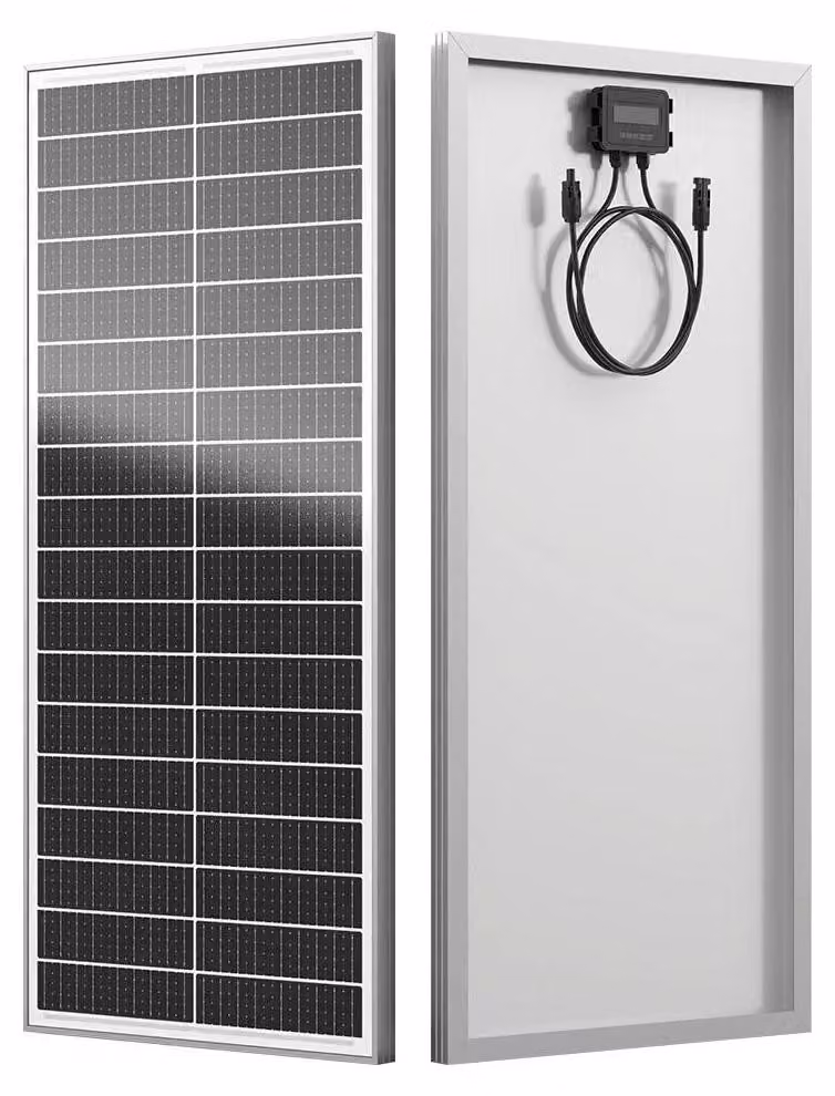Pannello solare, potenza di 100 W, silicio monocristallino a lunga durata, 100 W x 1