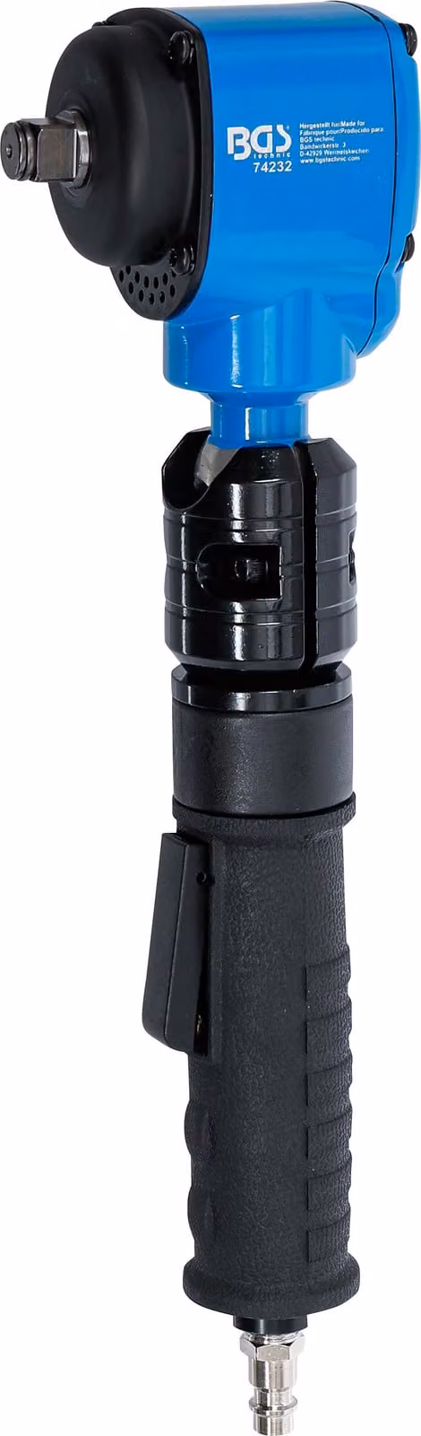BGS Avvitatore ad impulsi ad aria compressa con testa girevole e inclinabile 12,5 mm (1/2") 650 Nm - 74232