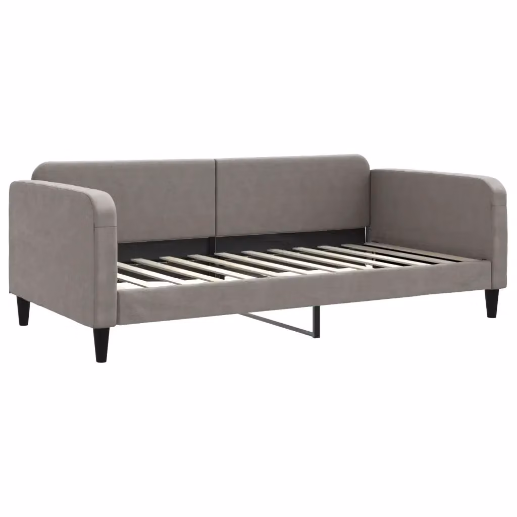 Letto da giorno moderno vidaXL in tessuto beige e grigio L: 223 cm, P: 110 cm, H: 75 cm – 2