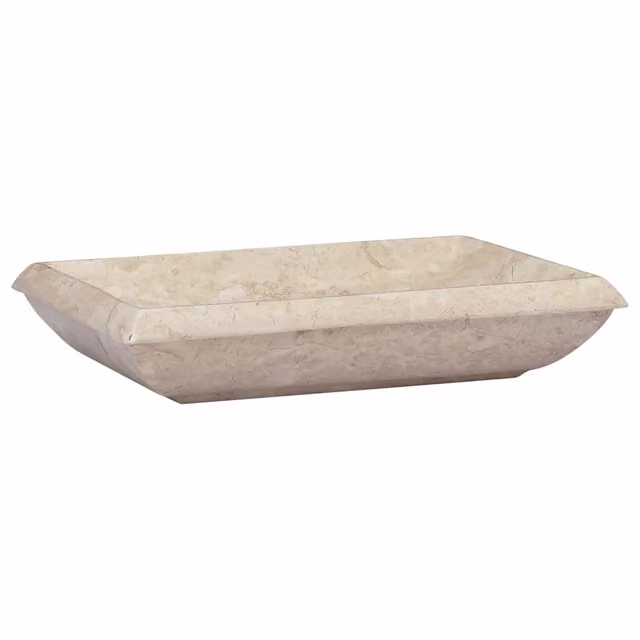 Lavandino Crema 50x35x10 cm in Marmo CFW2961764