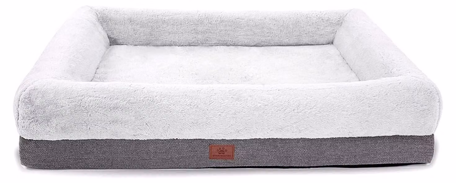 Cuccia ortopedica per cani, realizzata in schiuma viscoelastica, con rivestimento impermeabile, antiscivolo, ideale per animali domestici