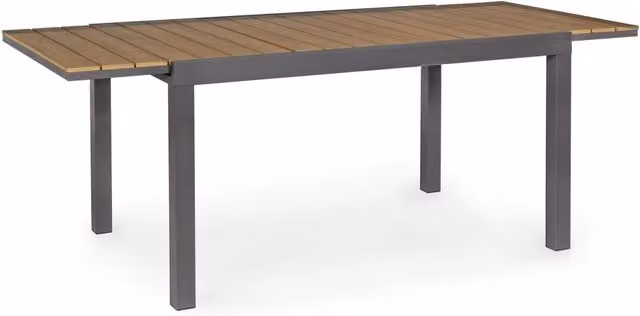 Tavolo allungabile in alluminio Elias 140/200x90 cm