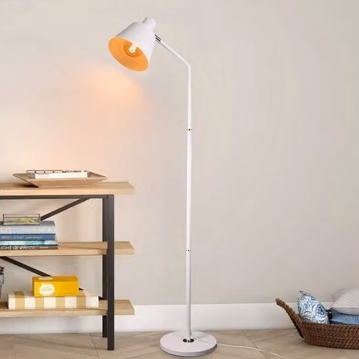 ZMH Lampada da terra retrò 166 cm Lampadina E27 (max. 40W) con base antiscivolo