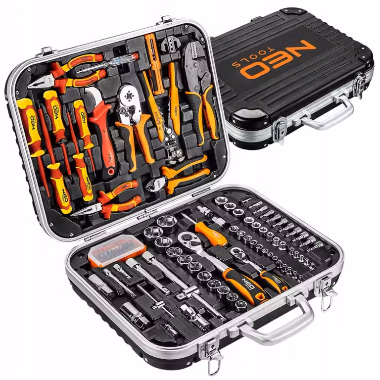 NEO TOOLS Set di cacciaviti isolati VDE da 108 pezzi, incluso tester di tensione con intaglio e set PH & PZ