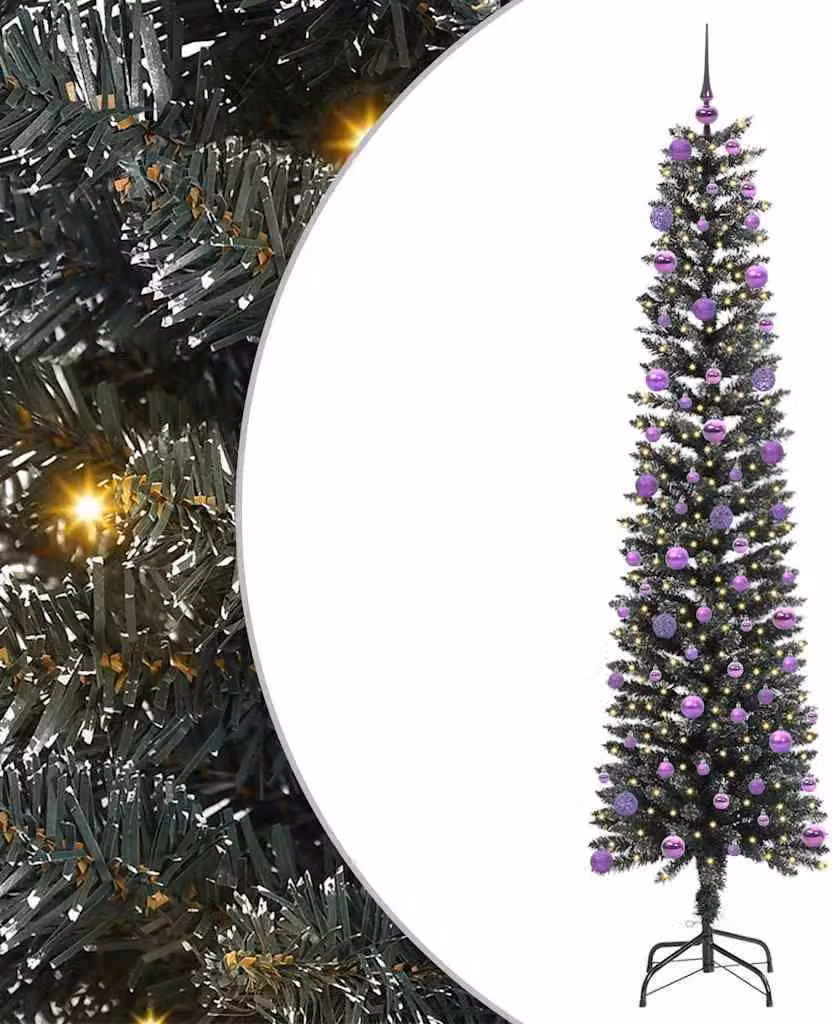Albero di Natale artificiale con 300 LED Verde 210 cm