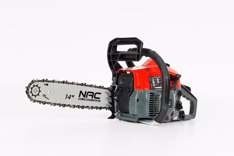NAC, motosega a benzina, modello CST38-35-06AC, cilindrata 38 cm³, lama da 35 cm