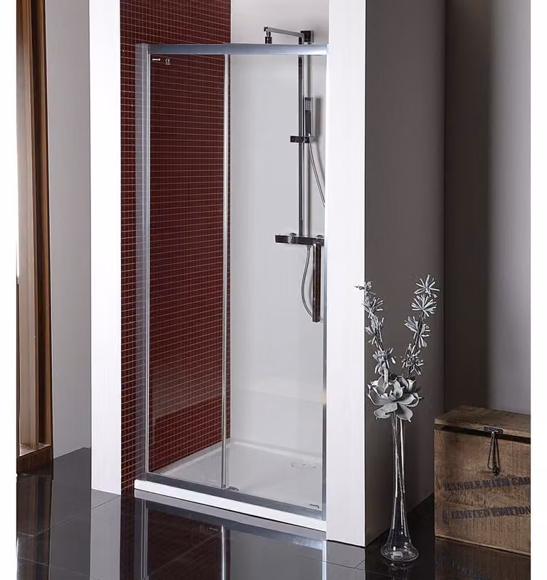 Polysan Lucis Line - Porta doccia 1000 mm, vetro trasparente DL1015