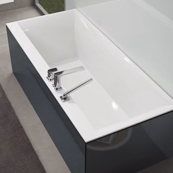 Villeroy & Boch Edge 12 DUO SQUARO vasca rettangolare da incasso 1600 x 750 mm bianco
