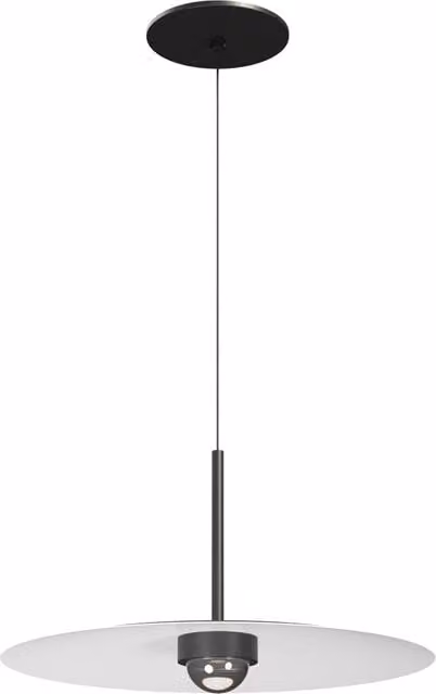 Beneito & Faure Lampada a sospensione LED incassata 8W 83º 2700K Nero Opaco con altezza regolabile per interni – 1