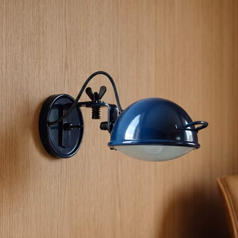 Aluminor Applique da parete Jeep, Blu, Soggiorno / Sala da pranzo, Metallo, Design, Applique