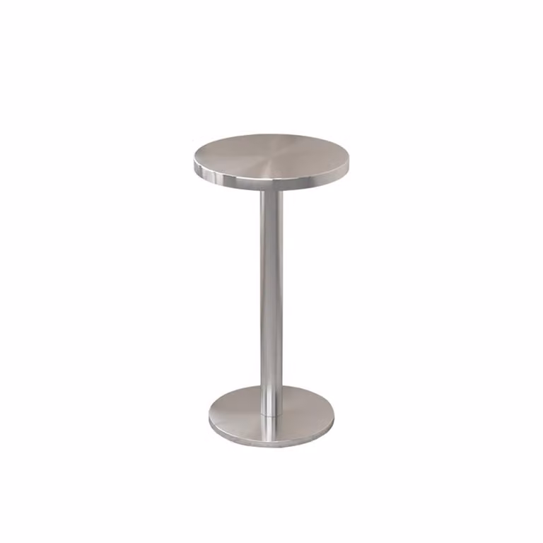 Mobili da ristorazione bar caffè tavolo da catering in acciaio inox piccolo tavolo rotondo tavolo da pranzo tavolo bistrot tavolo rotondo 40x75cm【BXG-HY40】